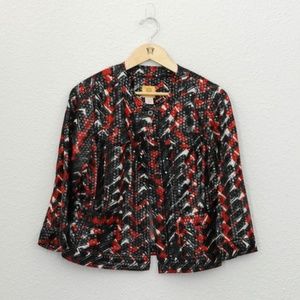 Sparkle Jacket - 90’s/00’s Red, Black & White